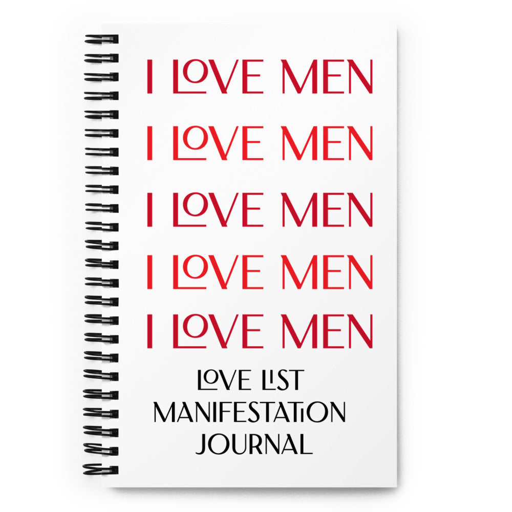 I Love Men Love List Manifestation Journal